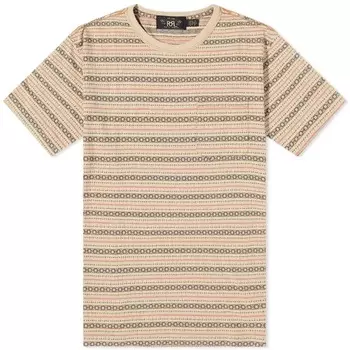 Футболка Rrl Stripe, бежевый