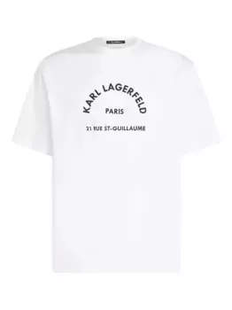 Футболка Rue St. Guillaume KARL LAGERFELD, белый