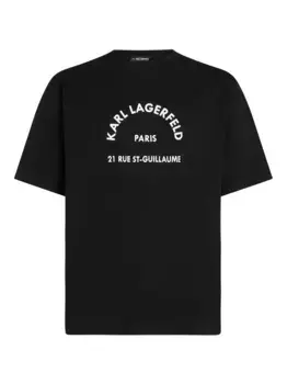 Футболка Rue St. Guillaume KARL LAGERFELD, черный
