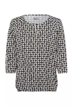 Футболка, рукав 3/4, с разрезом, женская olsen, цвет Dark Khaki