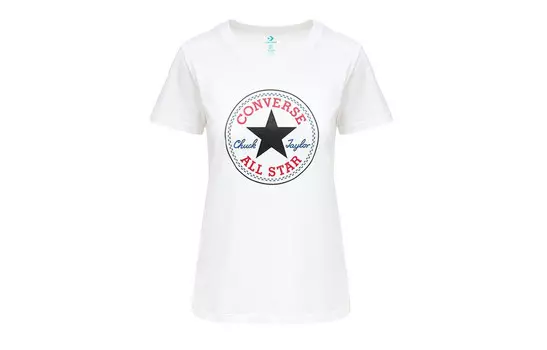 Футболка Run Star Hike женская белая Converse