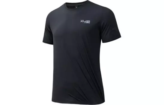 Футболка Running Collection мужская черная Anta, черный