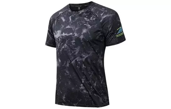 Футболка Running Collection мужская черная Anta, черный