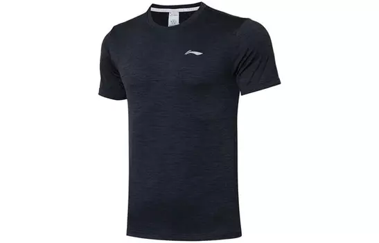 Футболка Running Collection мужская черная Lining, черный