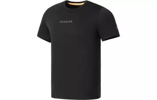 Футболка Running Collection мужская черная Lining, черный