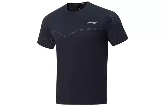 Футболка Running Collection мужская черная Lining, черный
