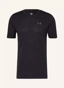 Футболка rush seamless legacy с сеткой UNDER ARMOUR, черный