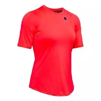 Футболка rush training sports splicing breathable short sleeve red Under Armour, красный