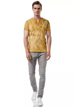 Футболка Rusty Neal с крупным принтом на спине, цвет Camelfarben