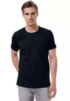 Футболка Rusty Neal с накладным нагрудным карманом, черный