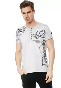 Футболка Rusty Neal с принтом сбоку, черный