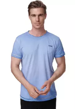 Футболка Rusty Neal в модном винтажном стиле, синий