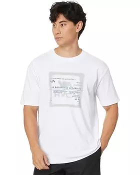 Футболка RVCA Spray Text S/S, белый
