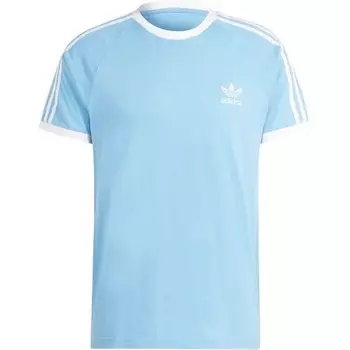 Футболка с 3 полосками adidas Originals Adicolor, цвет Seblbu