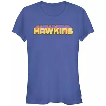 Футболка с 3D-логотипом Hawkins для юниоров Stranger Things Hawkins Licensed Character