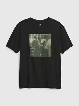 Футболка с 50-летием хип-хопа Gap, черный