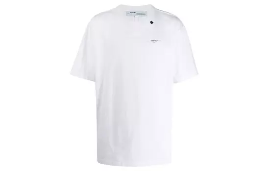 Футболка с абстрактными стрелками Off-White, белый