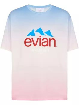 Футболка с эффектом градиента из коллаборации с Evian Balmain, розовый