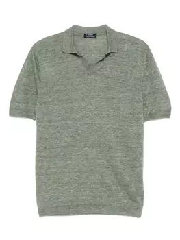 Футболка с эффектом меланжа Barba, зеленый