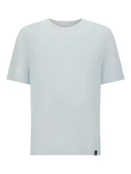 Футболка с эффектом меланжа Boggi Milano, синий