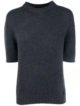 Футболка с эффектом меланжа Fabiana Filippi, серый