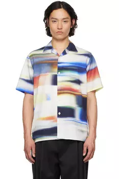 Футболка с эффектом motion blur Ps By Paul Smith, мультиколор