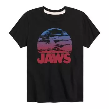 Футболка с эффектом омбре для мальчиков 8–20 Jaws Licensed Character
