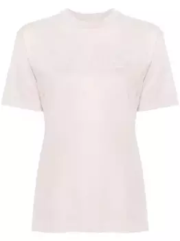 Футболка с эффектом омбре и логотипом OFF-WHITE, розовый