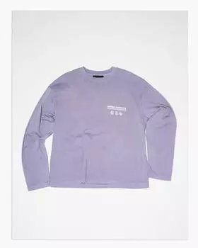 Футболка с эффектом потертости и изображения dice ZARA, сиреневый