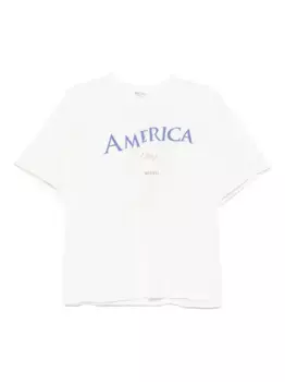 Футболка с эффектом потертости Recto, белый