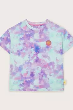 Футболка с эффектом тай-дай Monsoon, фиолетовый