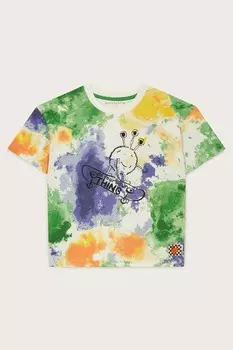 Футболка с эффектом тай-дай Monsoon, зеленый