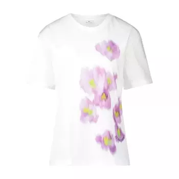 Футболка с акварельным принтом Paul Smith, белый