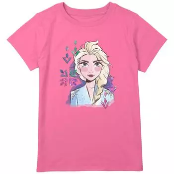Футболка с акварельным рисунком для девочек 8–20 лет Disney's Frozen Elsa Disney