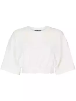Футболка с эластичным поясом DOLCE & GABBANA, белый