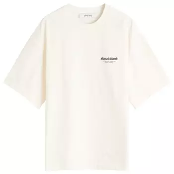 Футболка с эмблемой About:Blank, цвет oat