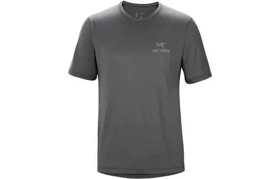Футболка с эмблемой для мужчин Arcteryx, темно-синий/черный