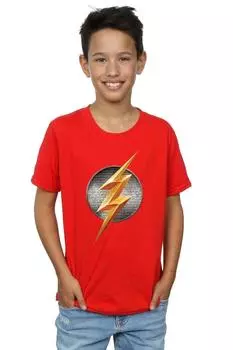 Футболка с эмблемой фильма «Лига справедливости» DC Comics, красный