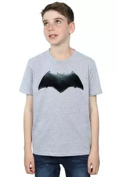 Футболка с эмблемой «Лиги справедливости» и Бэтмена DC Comics, серый