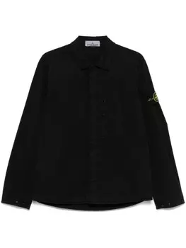 Футболка с эмблемой Stone Island Compass, черный