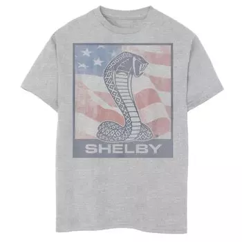 Футболка с американским флагом Shelby Cobra для мальчиков 8–20 лет Licensed Character