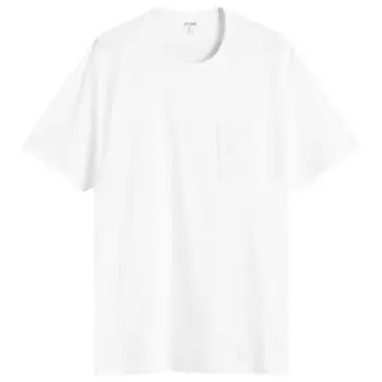 Футболка с анаграммой на кармане Loewe, белый