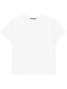 Футболка с аппликацией Acne Studios, белый