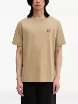 Футболка с аппликацией Bold Fox Maison Kitsun, нейтральный