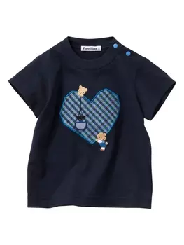 Футболка с аппликацией Familiar, синий