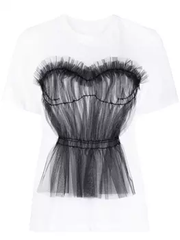 Футболка с аппликацией JNBY, белый