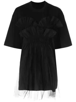 Футболка с аппликацией JNBY, черный