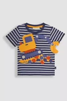 Футболка с аппликацией Jojo Maman Bb, зеленый