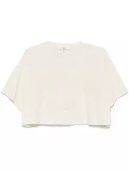 Футболка с аппликацией логотипа Chlo, нейтральный