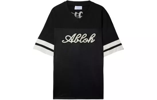 Футболка с аппликацией логотипа Off-White, черный